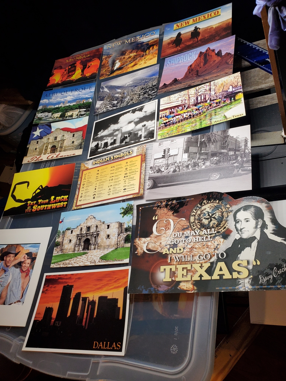 Lot of 15 Vintage & Modern Southwest Postcards - Texas & New Mexico Souvenirs, A
